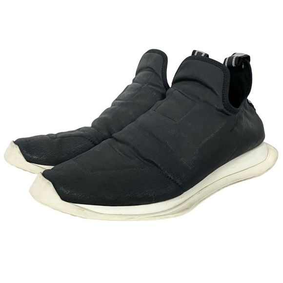 Rick Owens DRKSHDW Slip On Sneakers Shoes Mens Size 6.5 Black Hexagram Runners - Picture 2 of 12